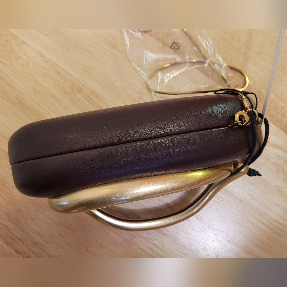 Zara 50th Anniversary "Perfect" Clutch In Burgundy NWT - Picture 6 of 10
